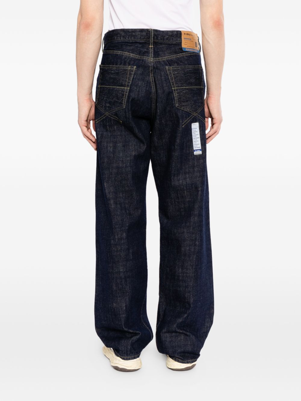 Selvage straight-leg jeans