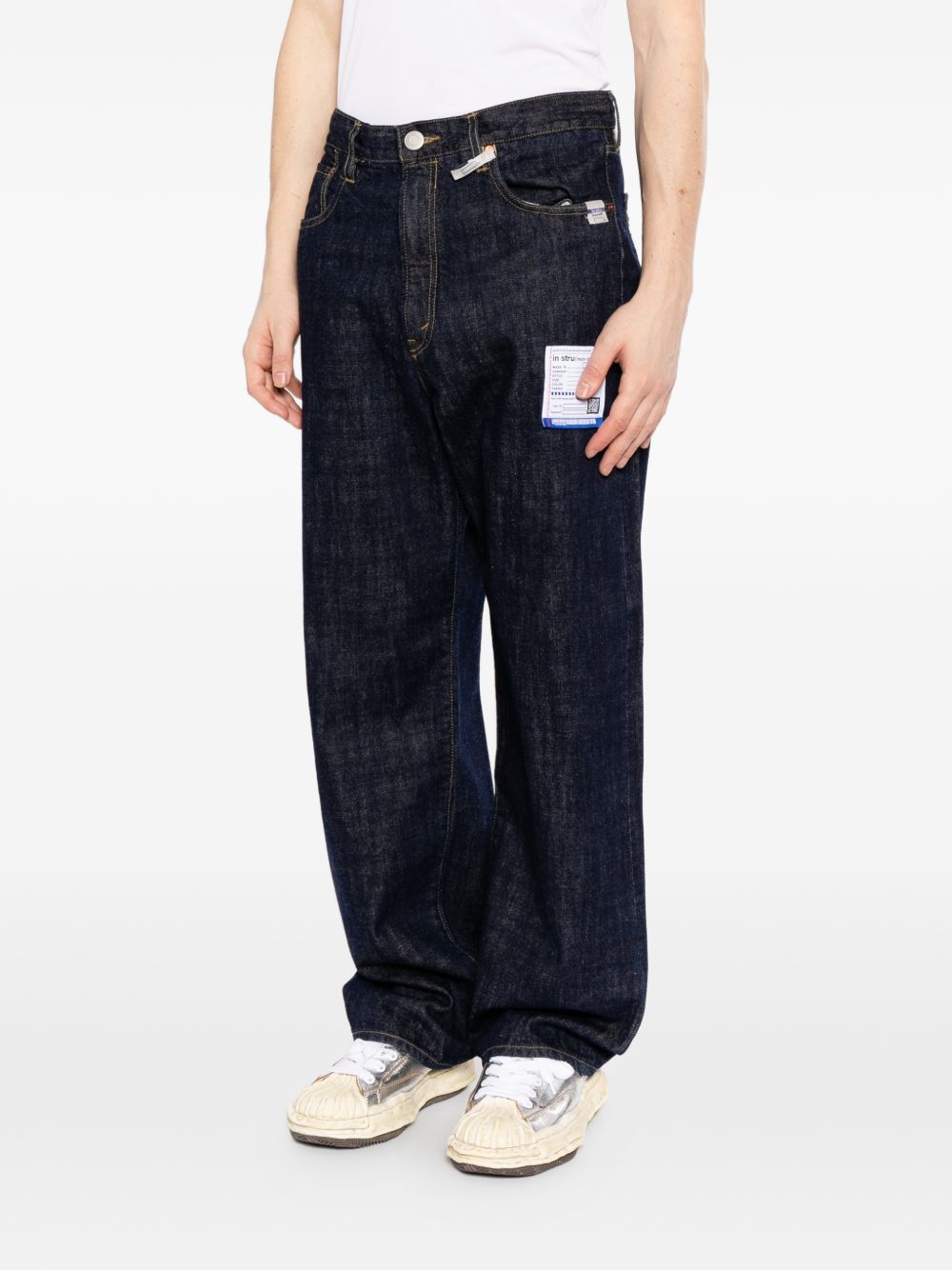 Selvage straight-leg jeans