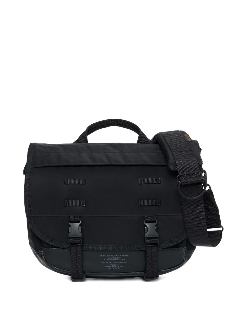 buckle messenger bag