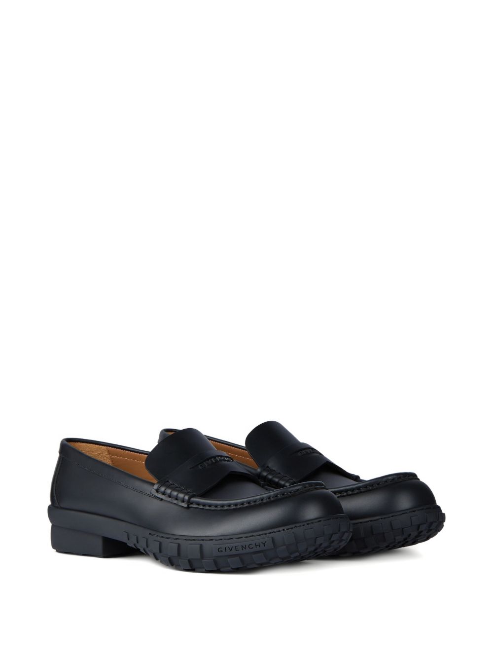 leather loafers