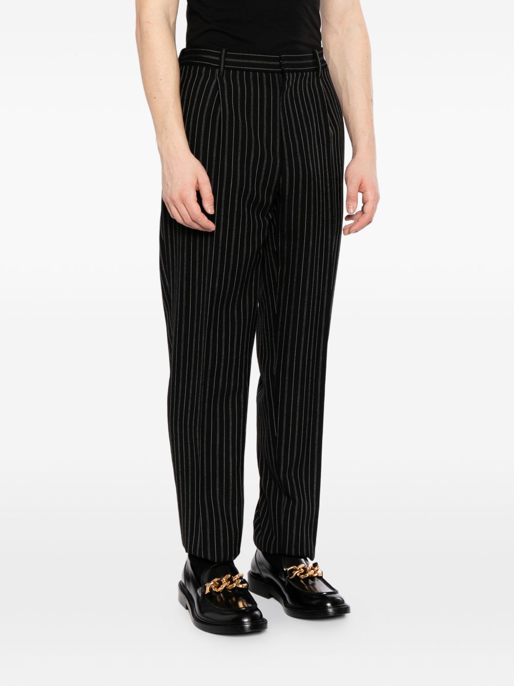 striped tailored trousers