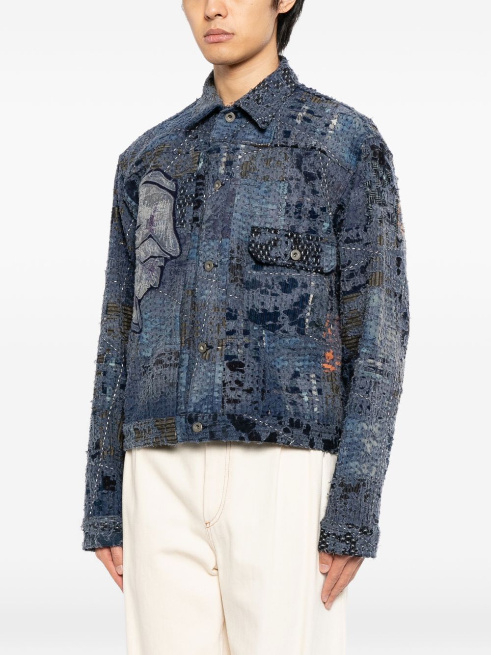 patch-work jacket