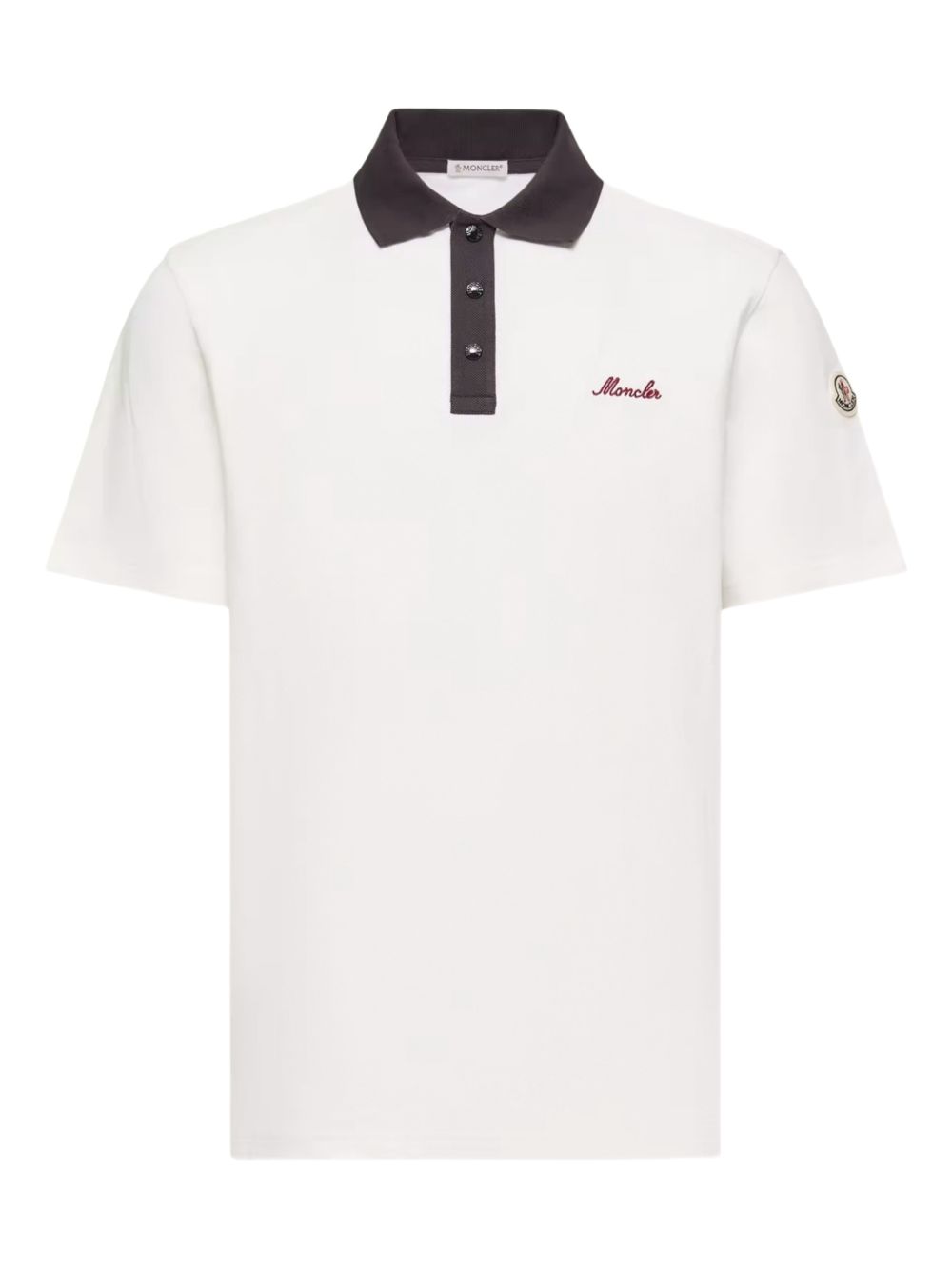 buttoned polo shirt