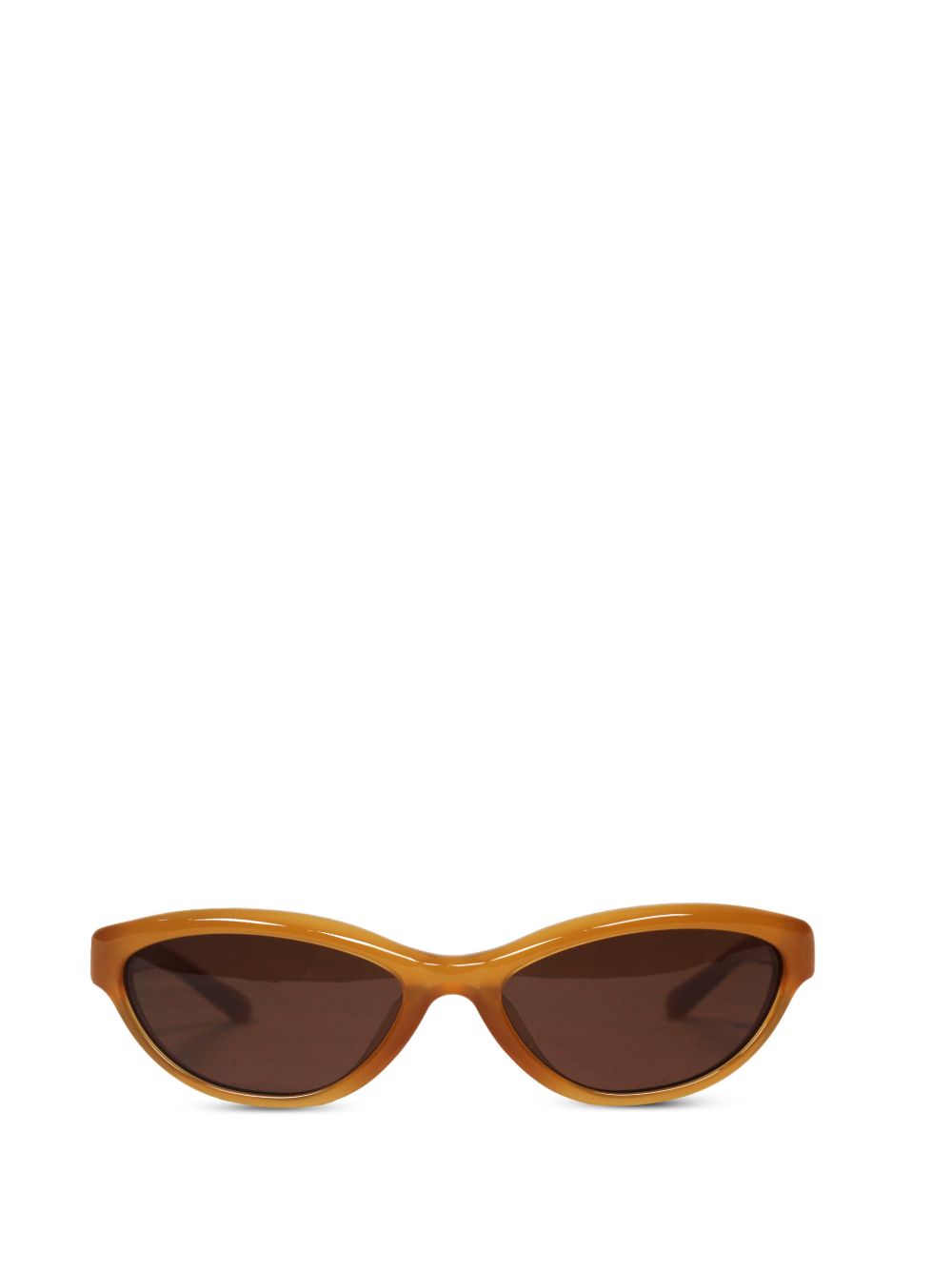oval-frame sunglasses