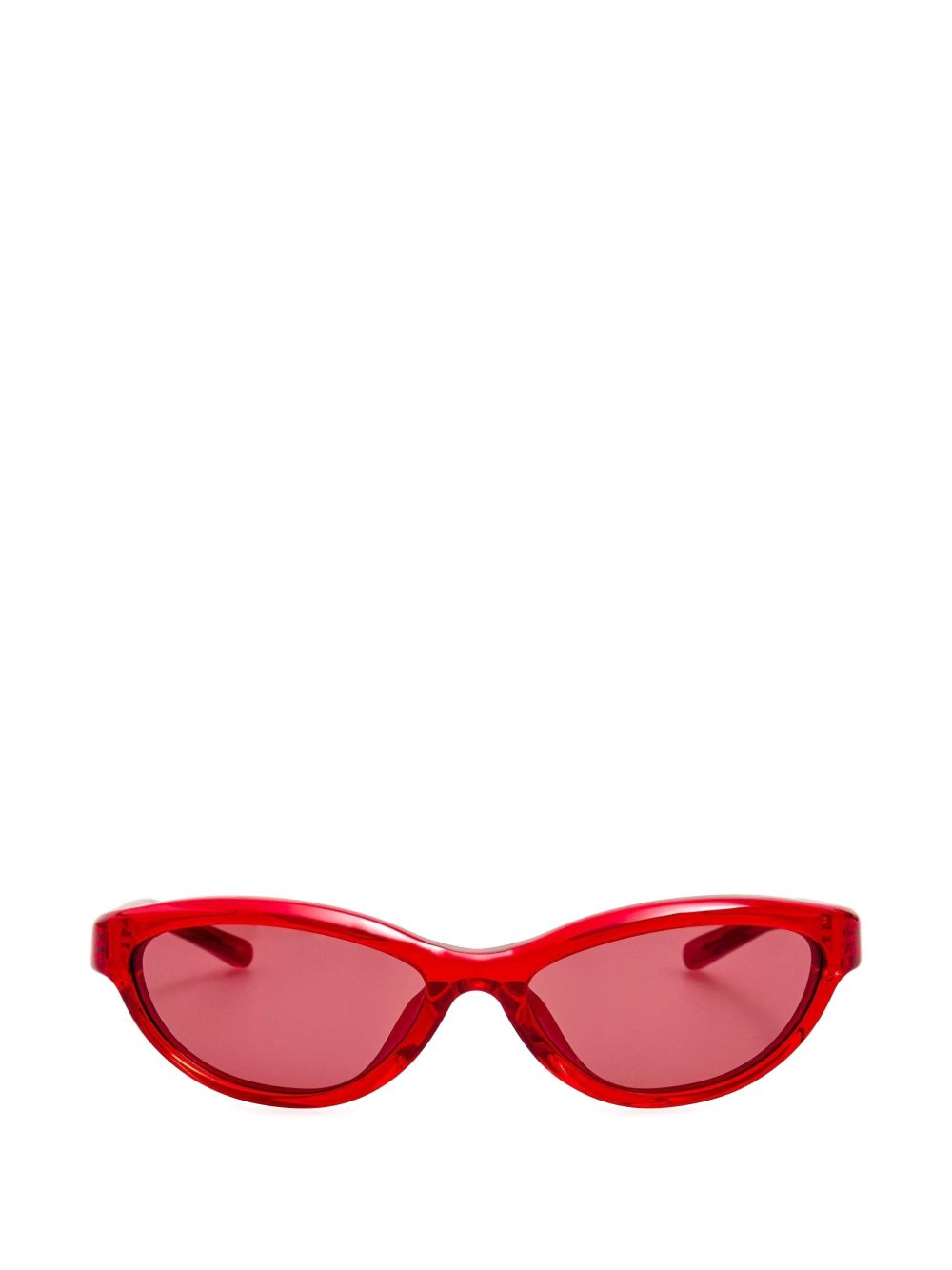 oval-frame sunglasses