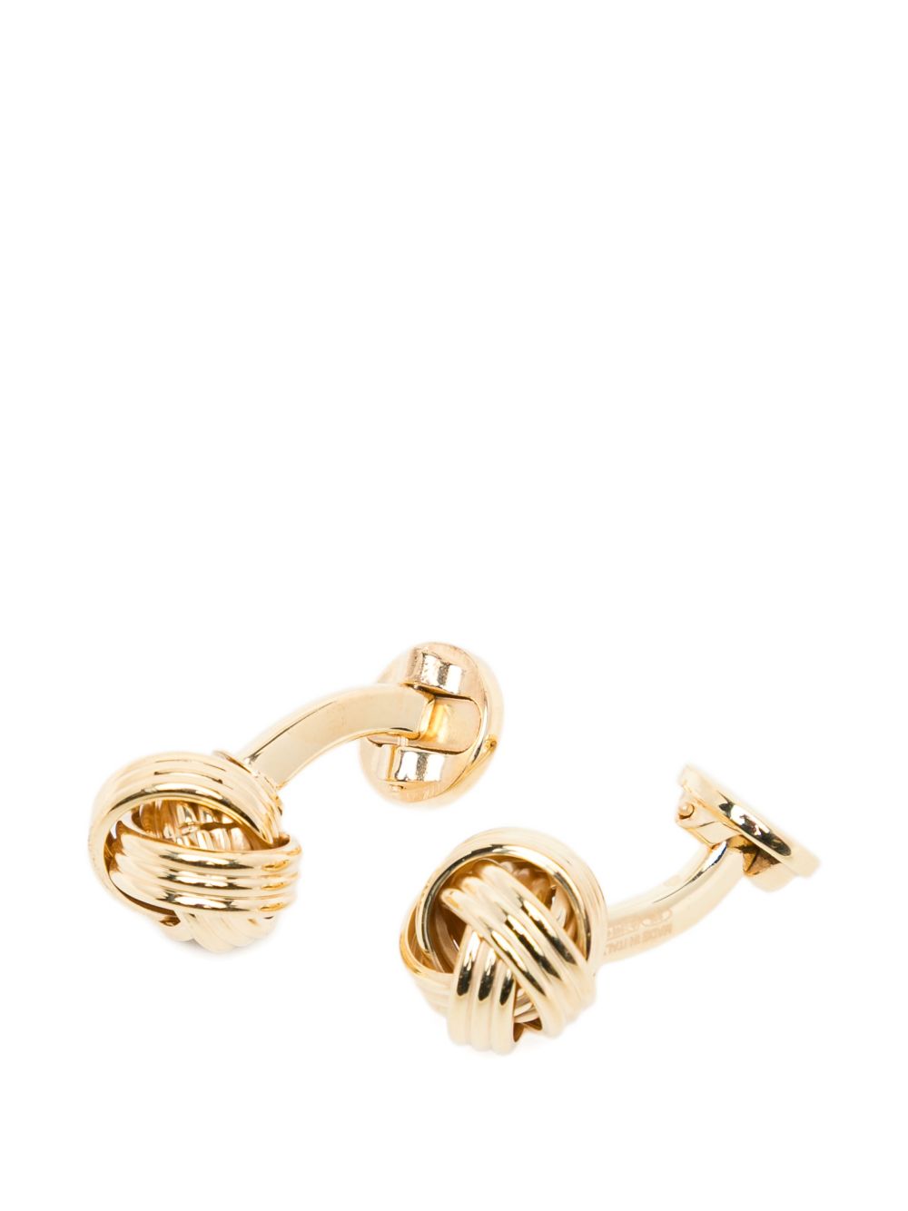 knot-detail cufflinks