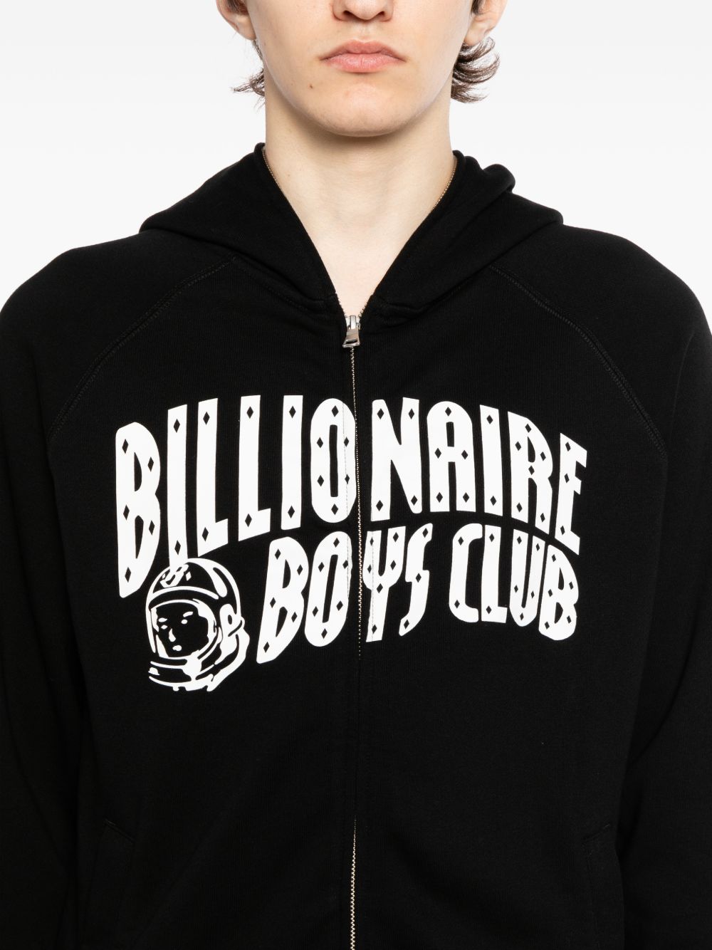 Arch zipped hoodie