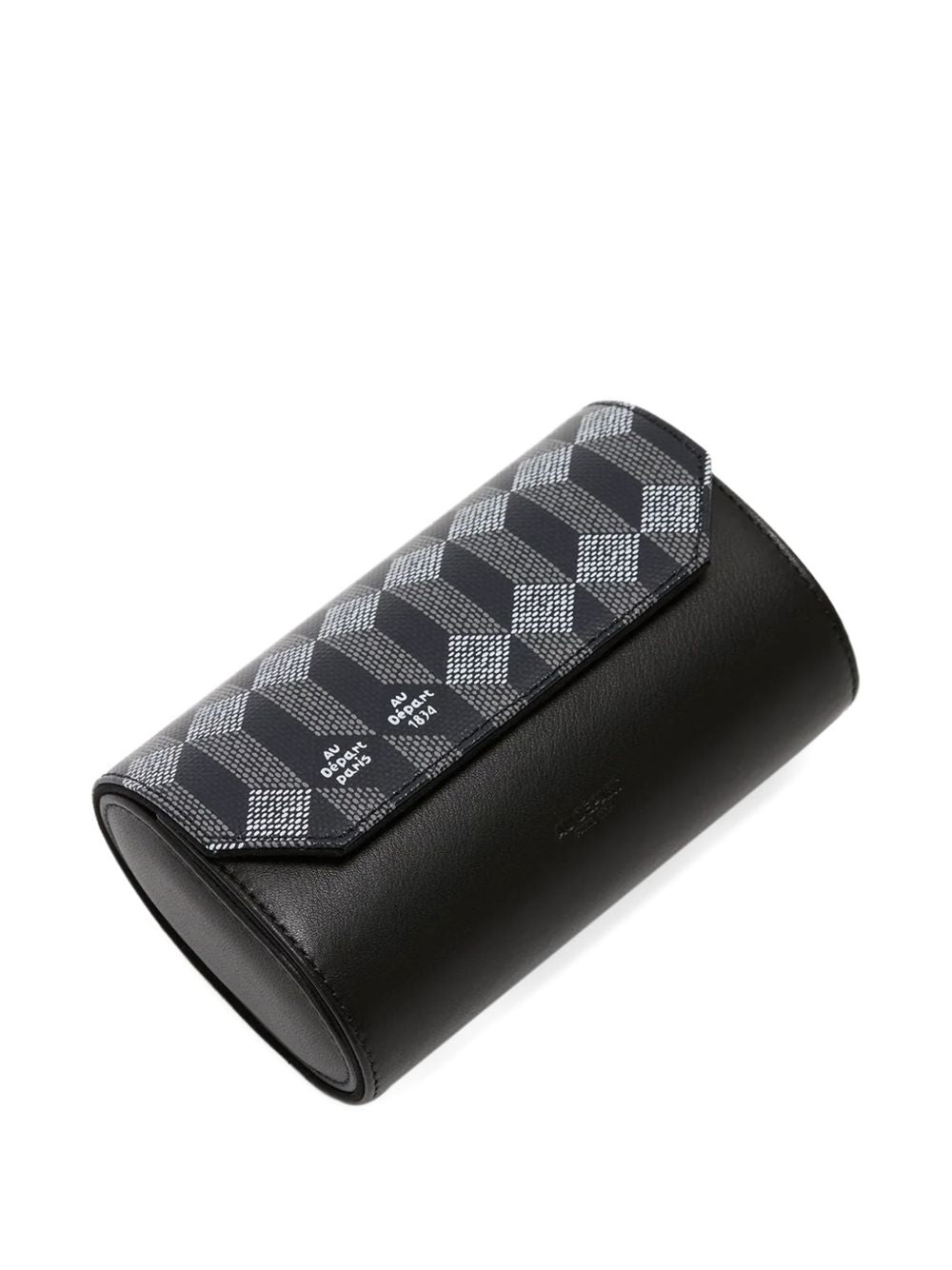 geometric-print watch case