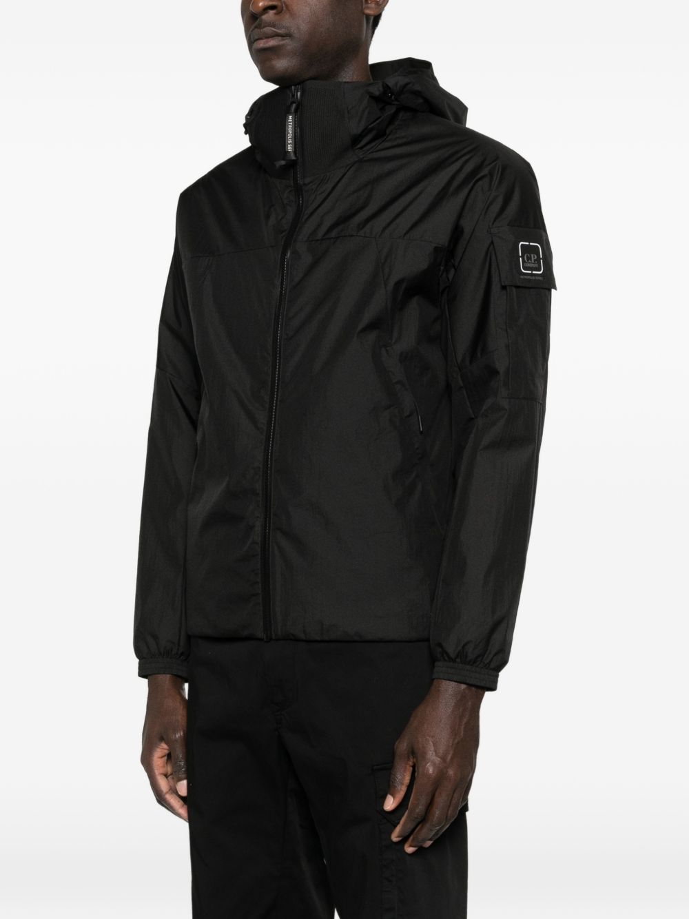 hooded zip jacket
