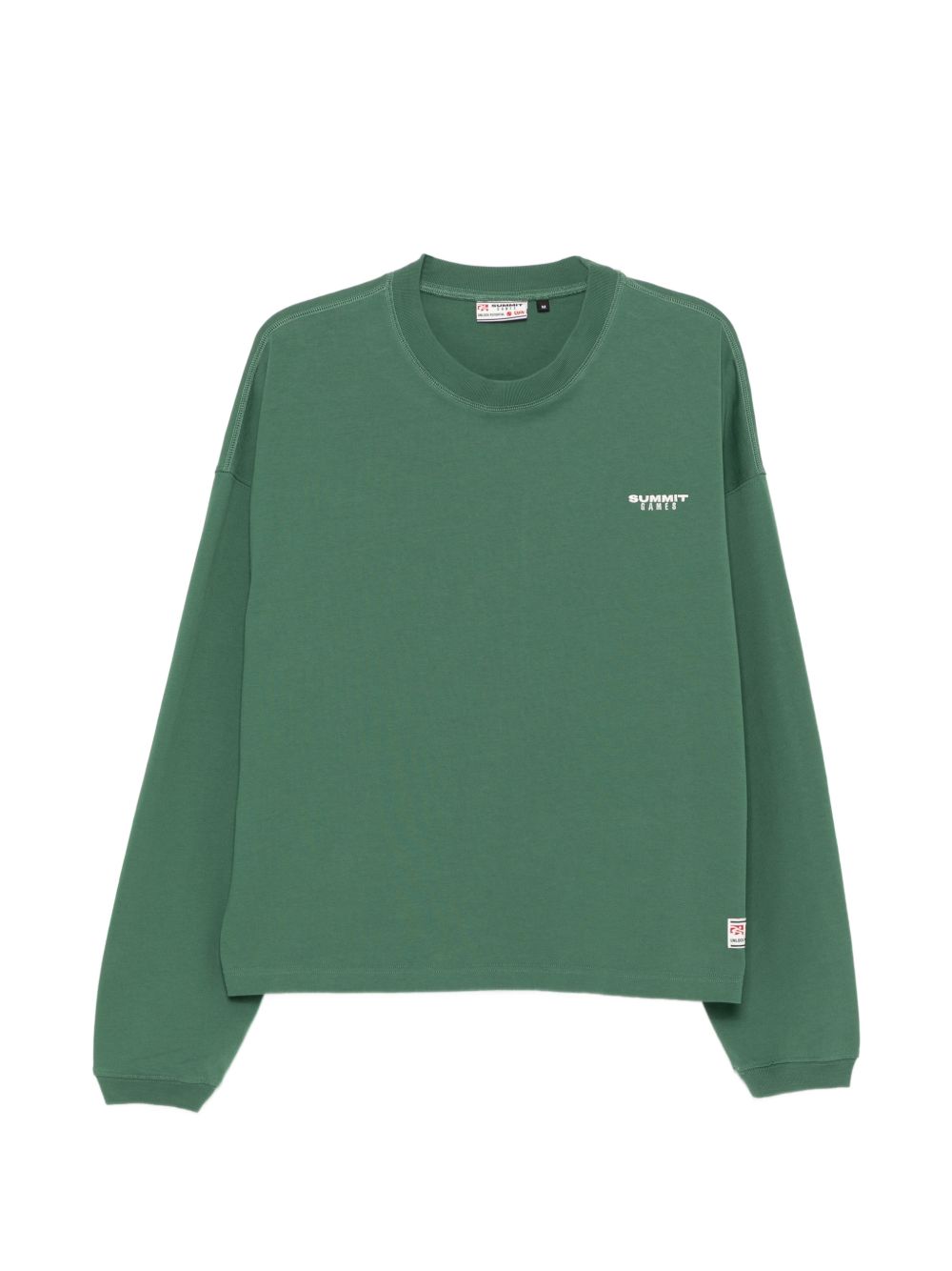 logo-embroidered T-shirt