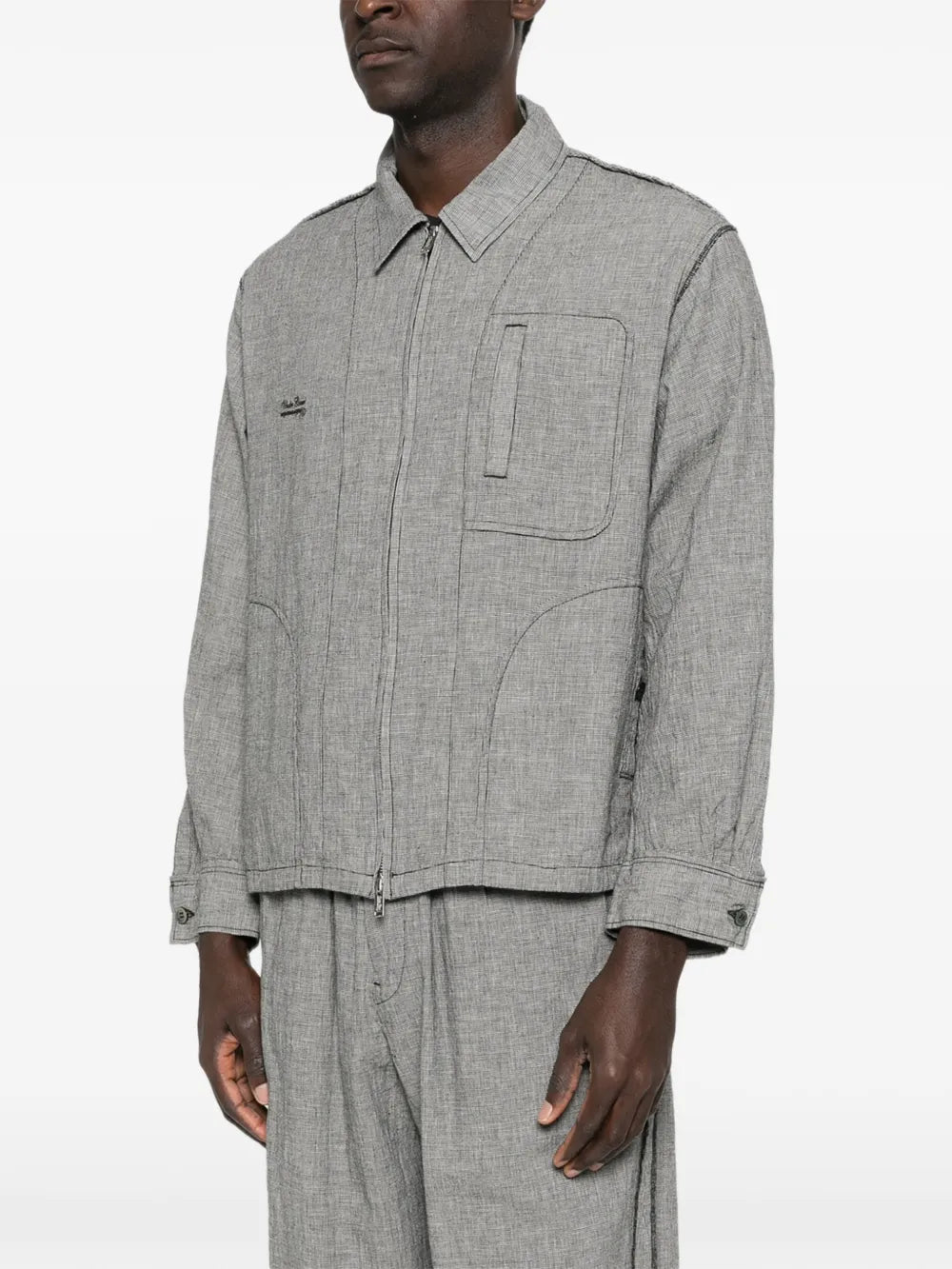 Zip-Up Overshirt