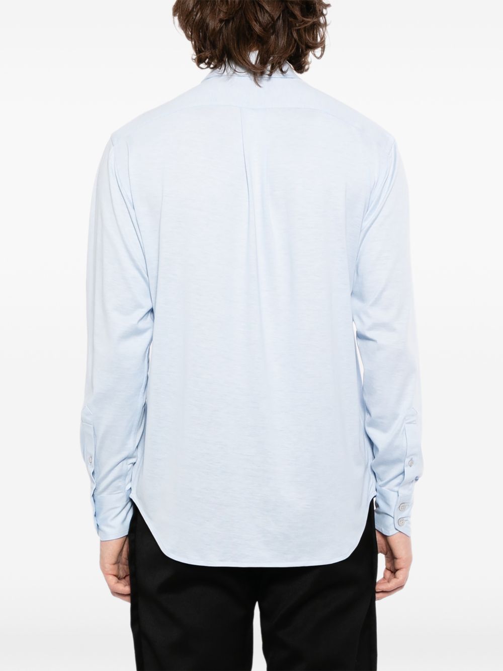 classic collar long-sleeve shirt