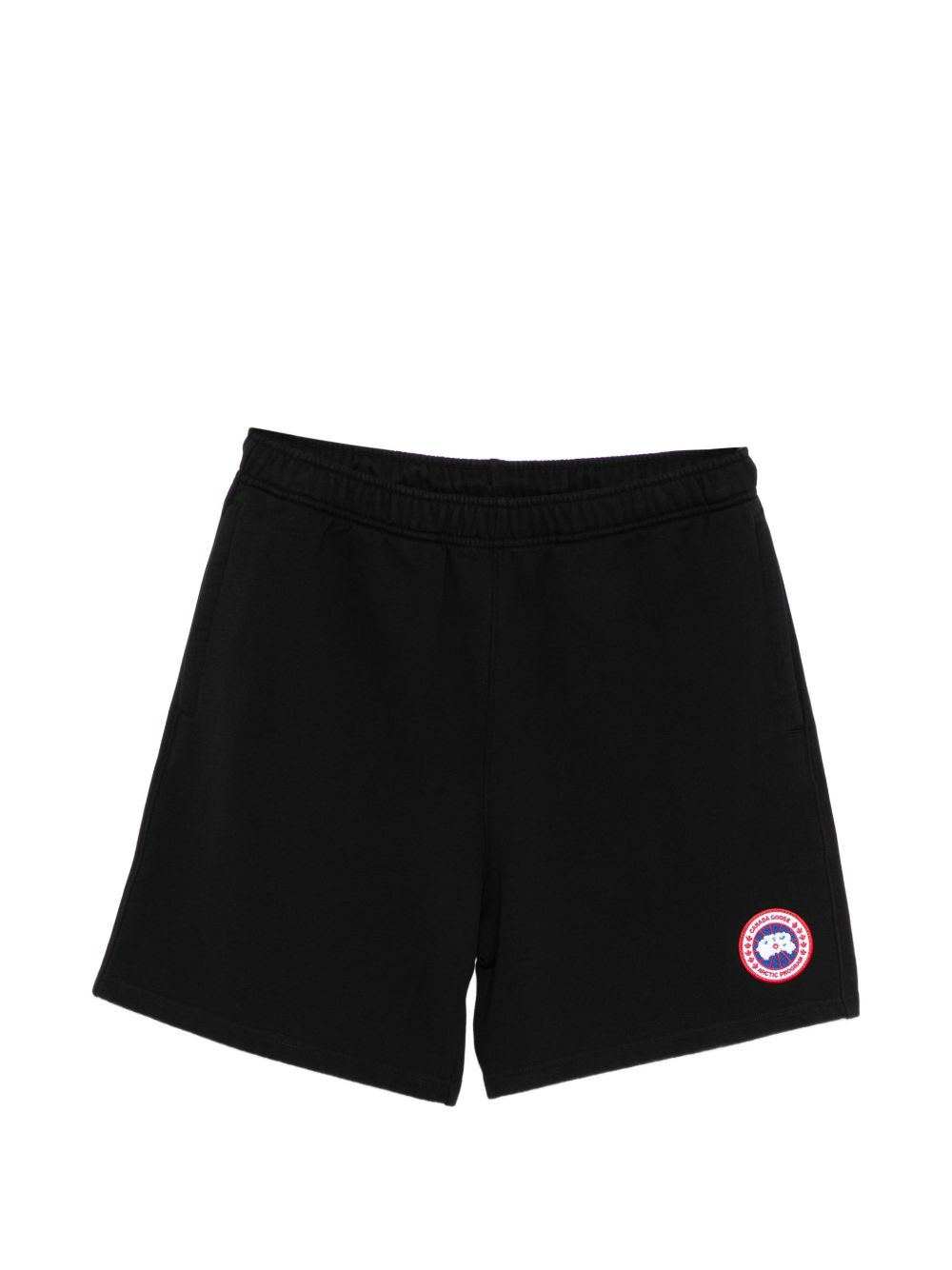 logo-patched track shorts