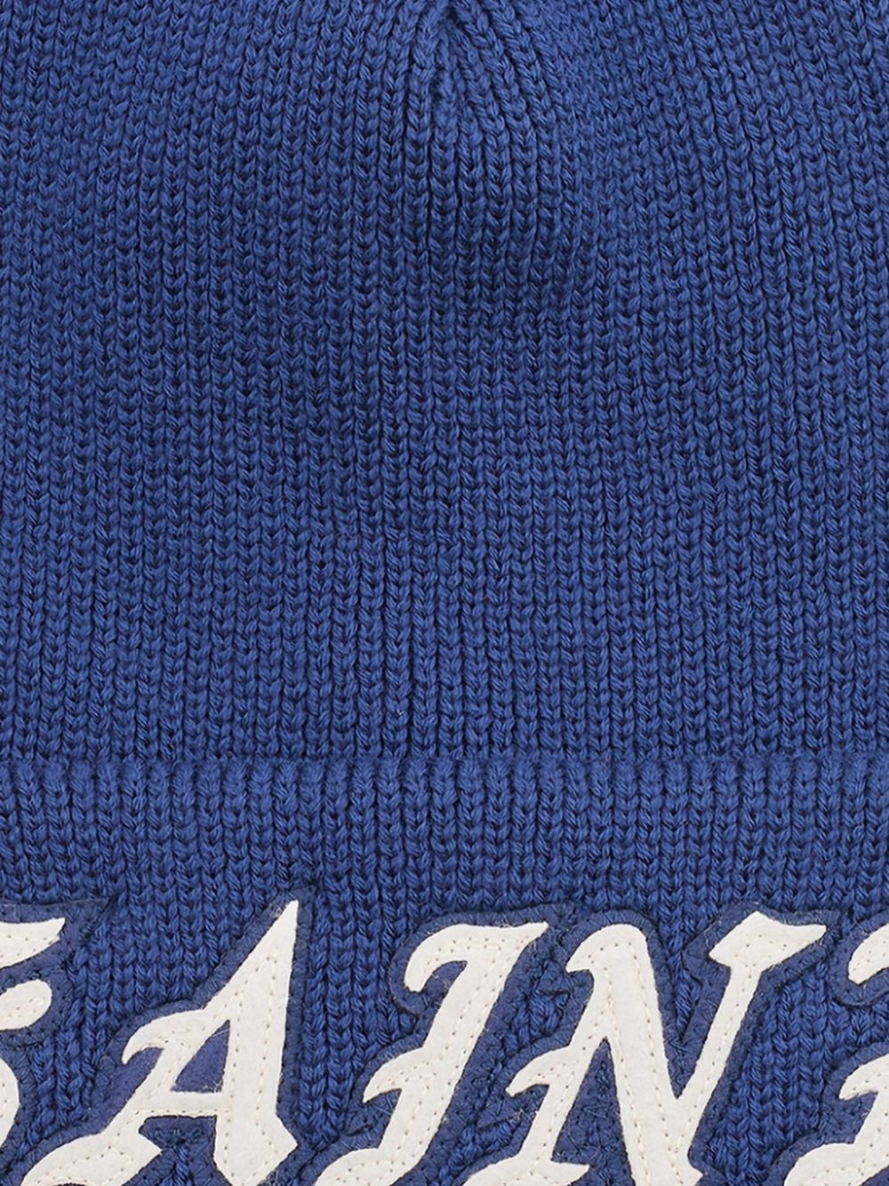 logo-appliqué beanie hat