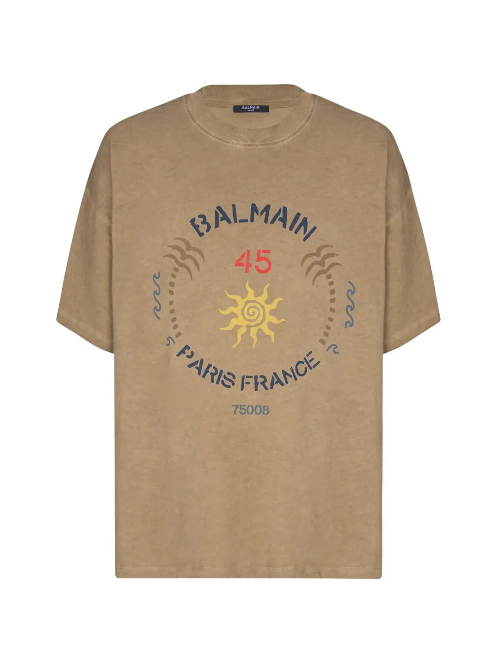 crew-neck short-sleeve T-shirt 