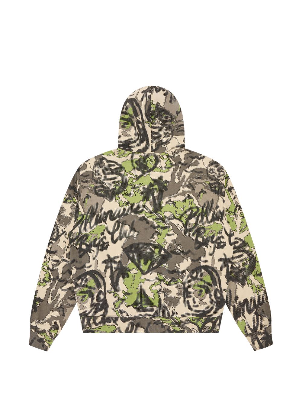 camouflage zip hoodie