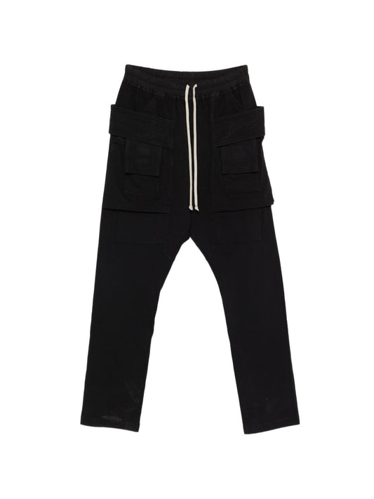 drawstring cotton trousers