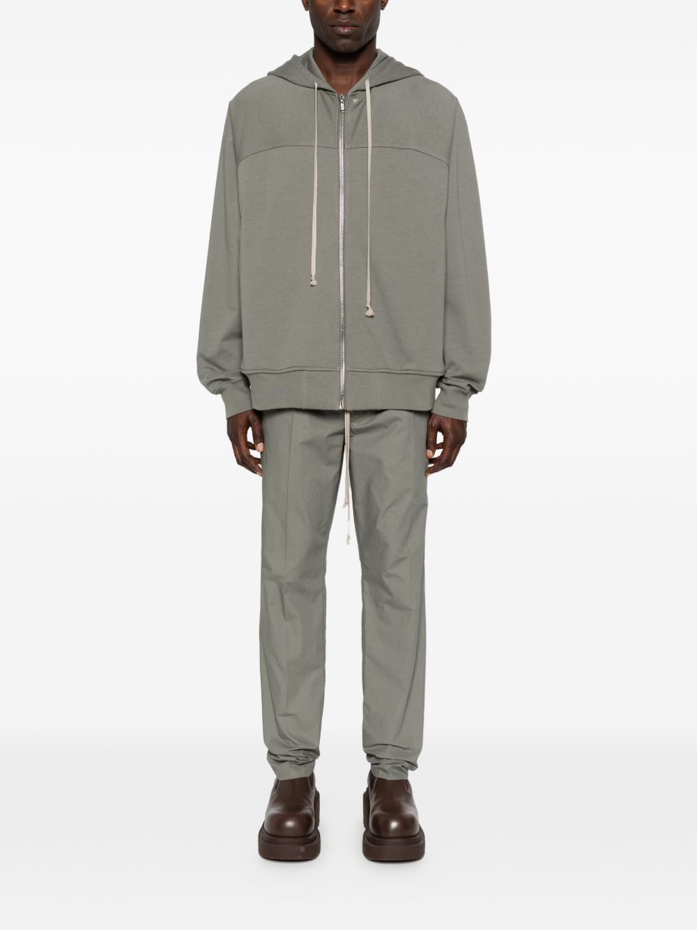 zip-up hoodie