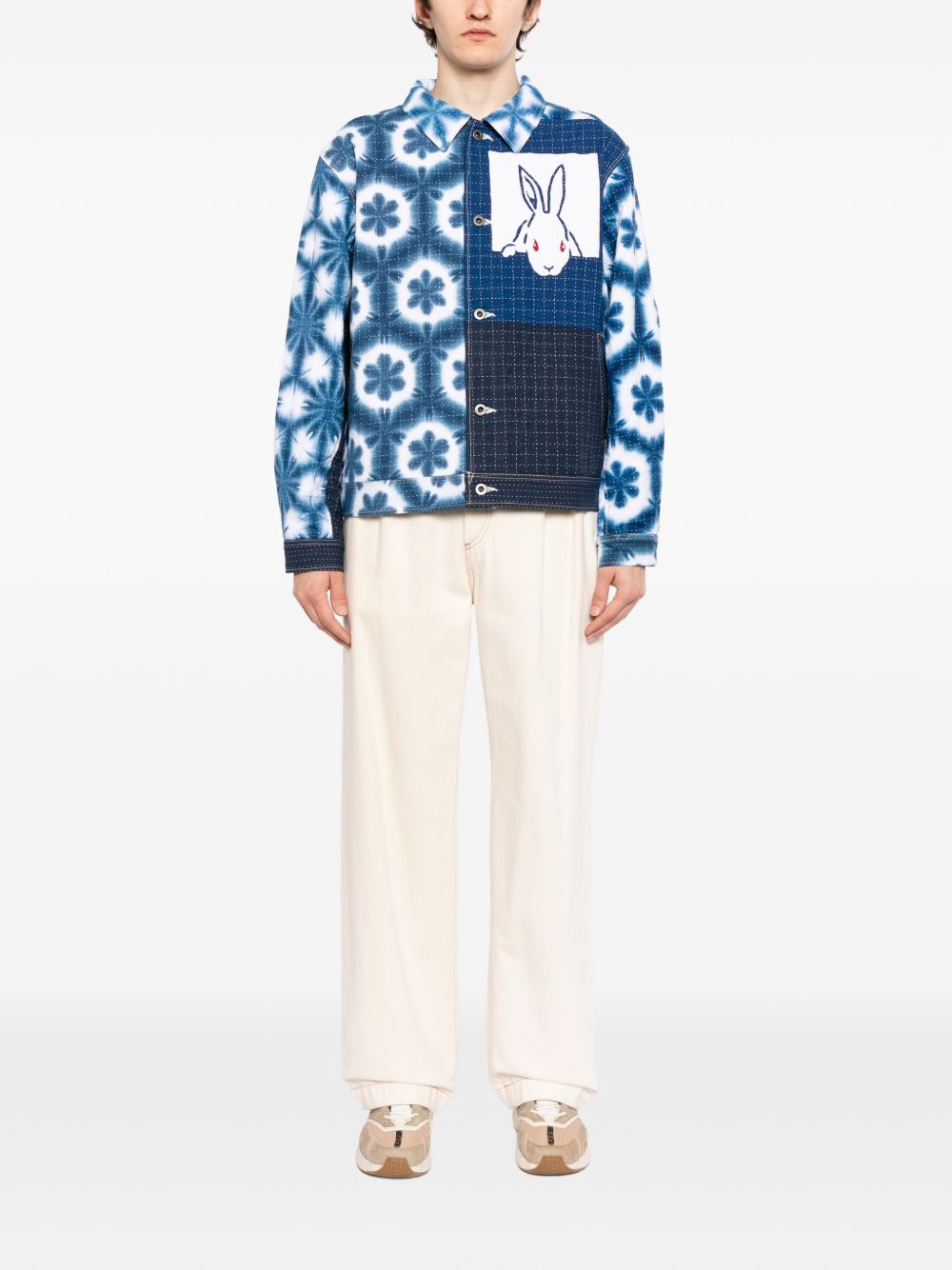 tie-dye shirt jacket