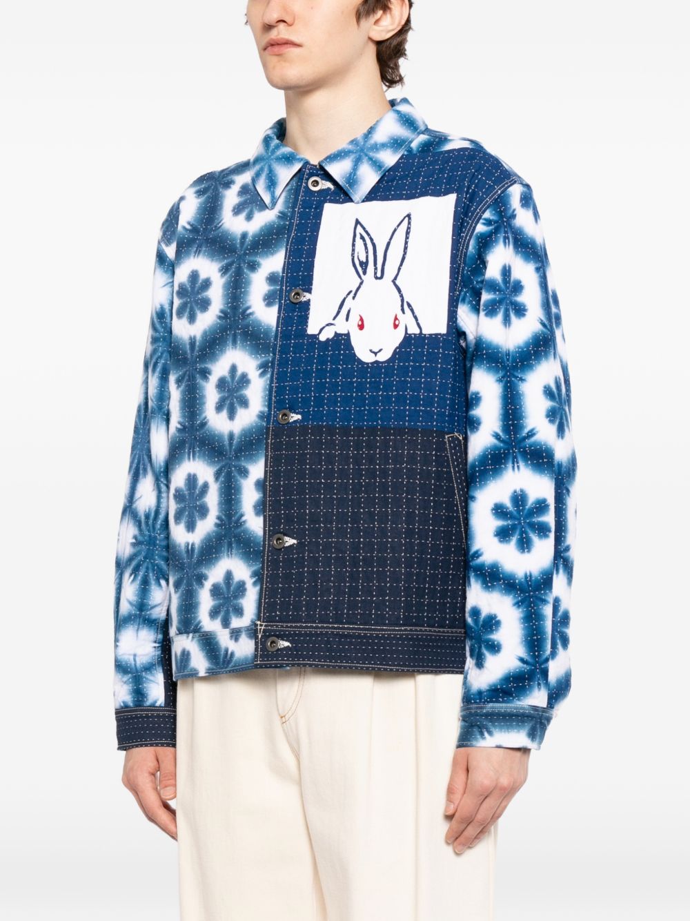 tie-dye shirt jacket