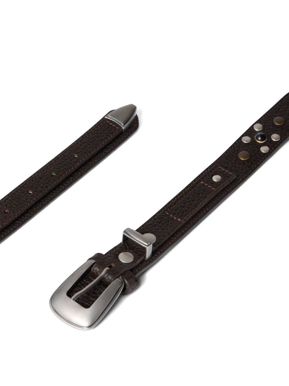 studded buckle belt