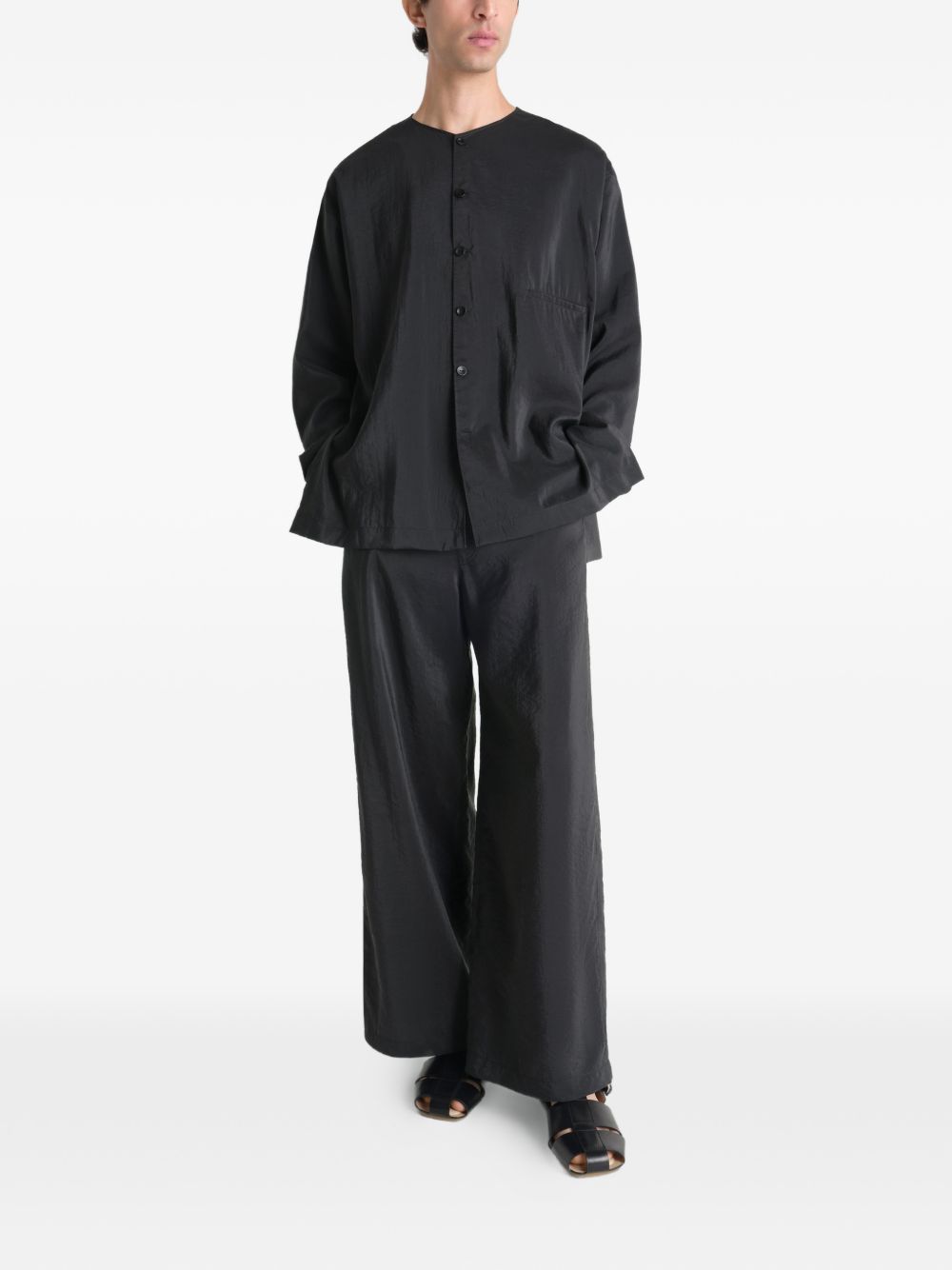 straight tailored trousers