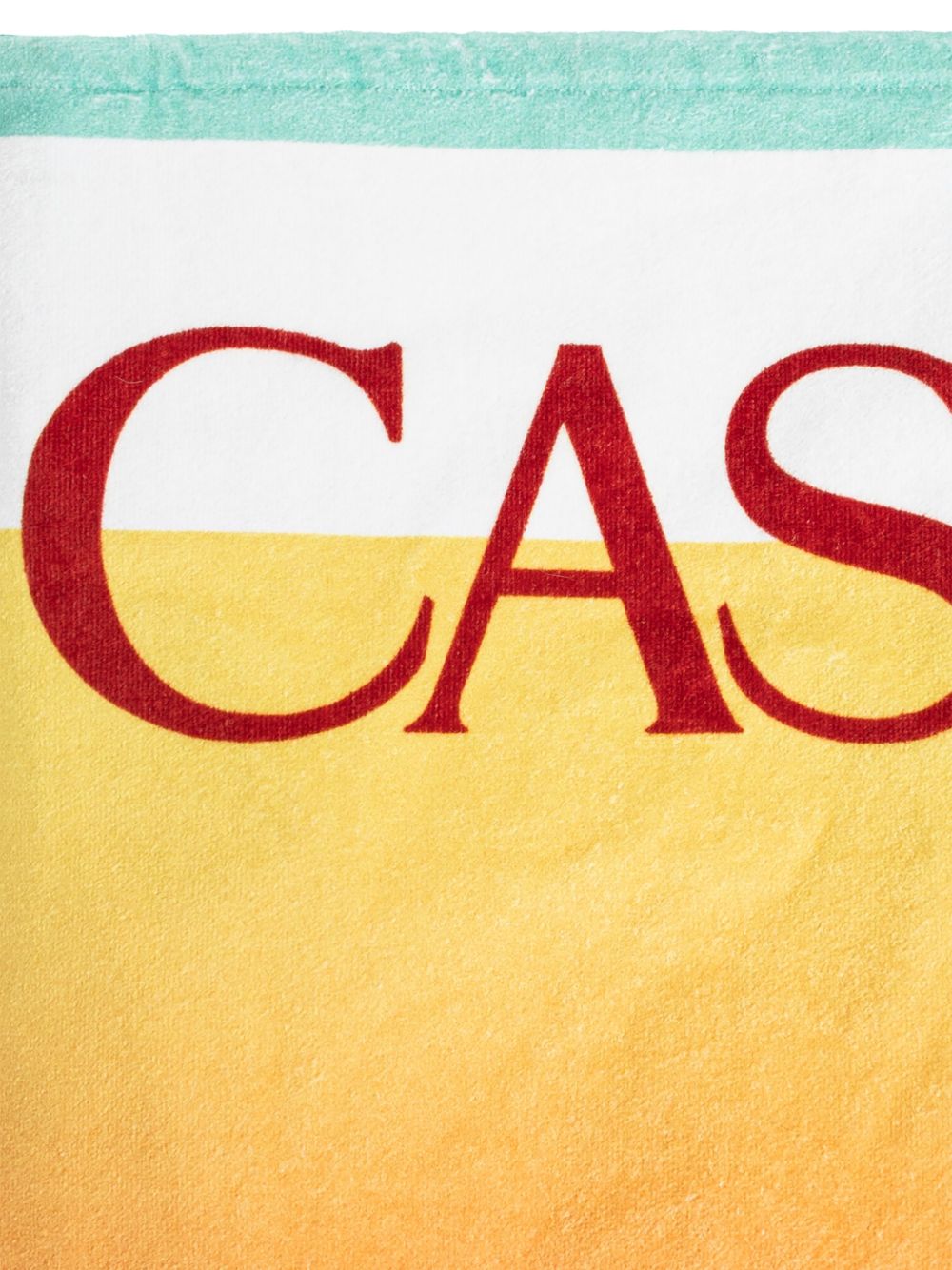 logo-detail beach towel 