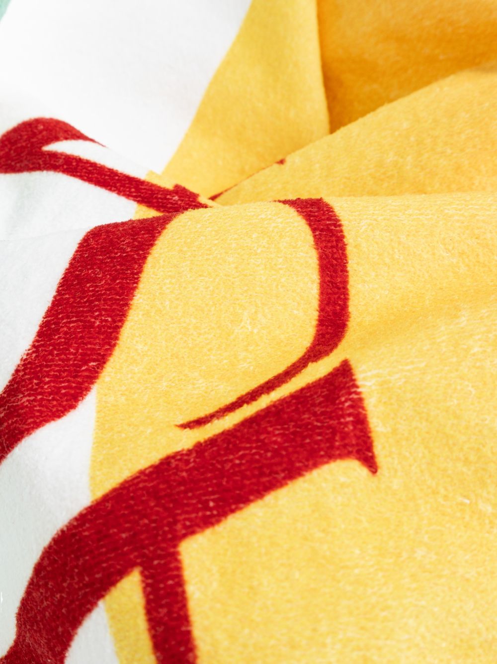 logo-detail beach towel 