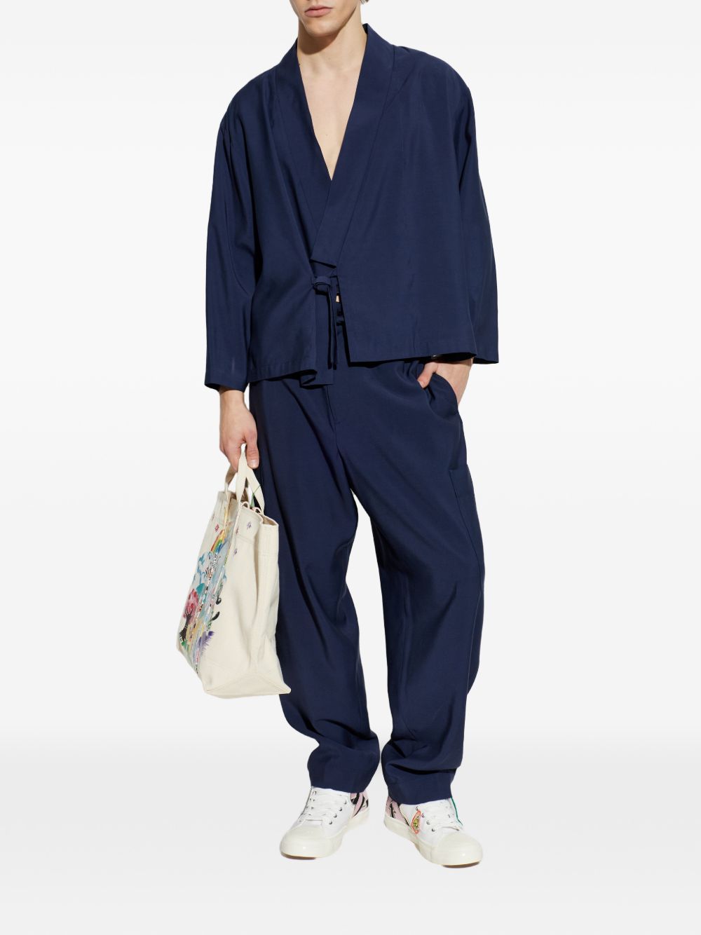drawstring pocket trousers