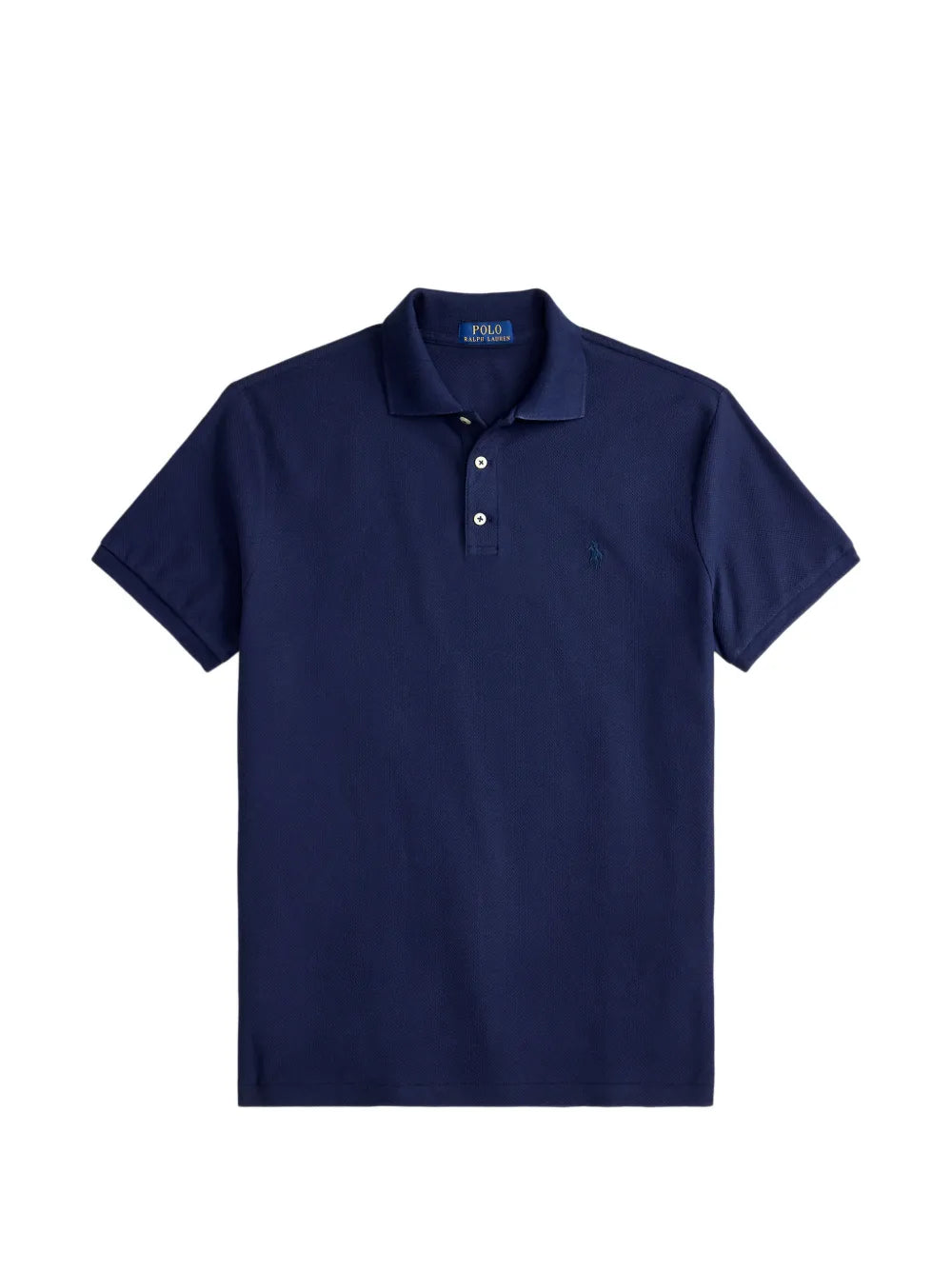 buttoned short-sleeve polo shirt