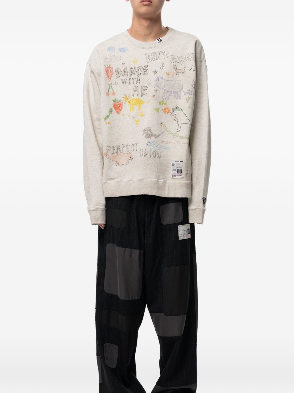 printed sweatshirt