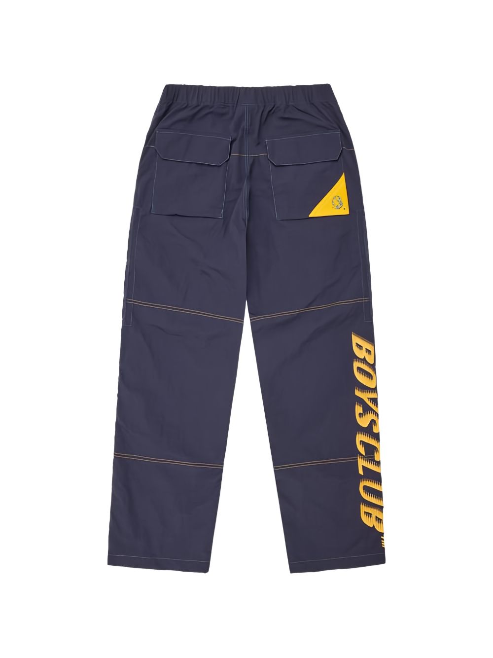 logo-print trousers