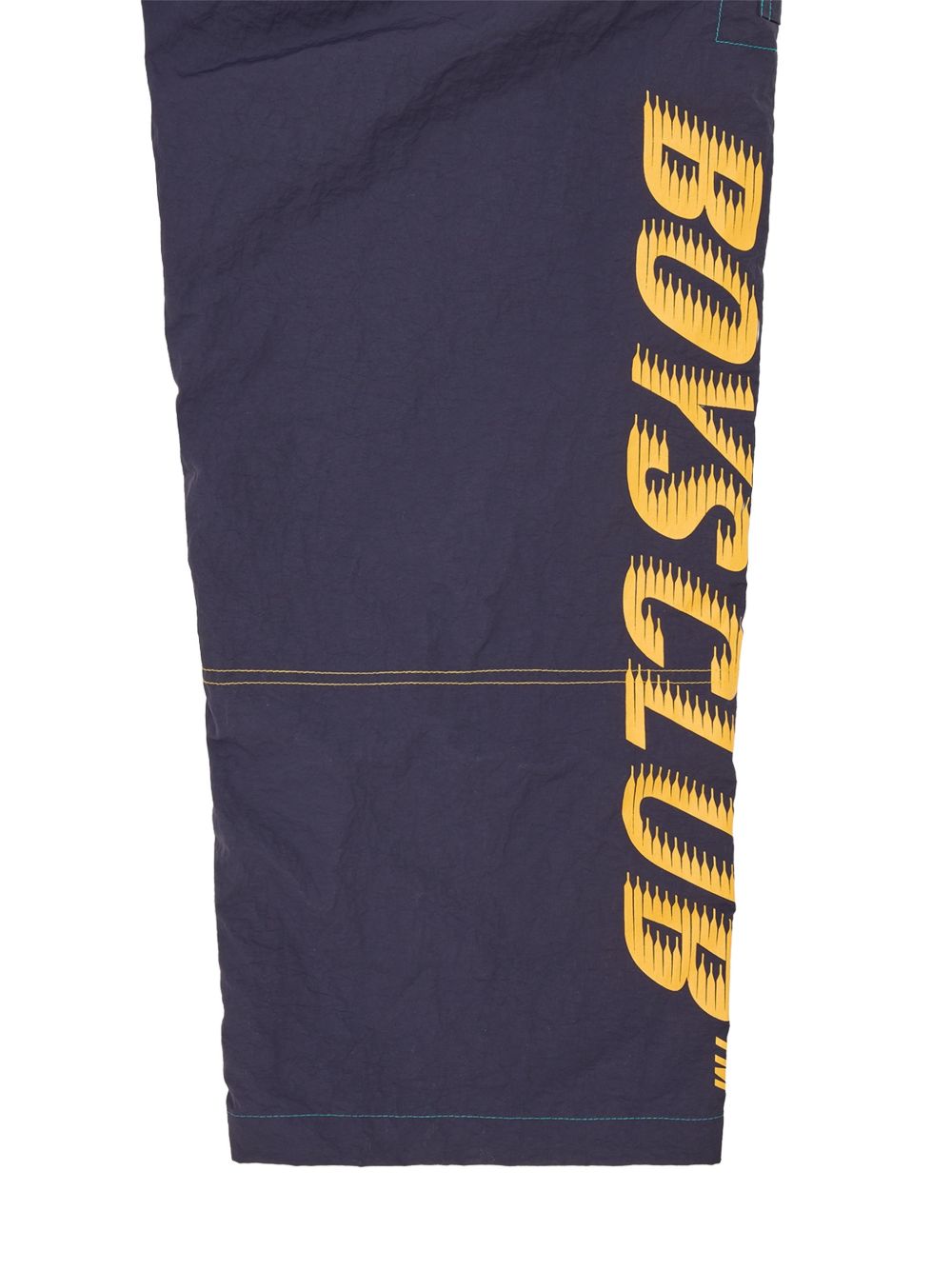 logo-print trousers