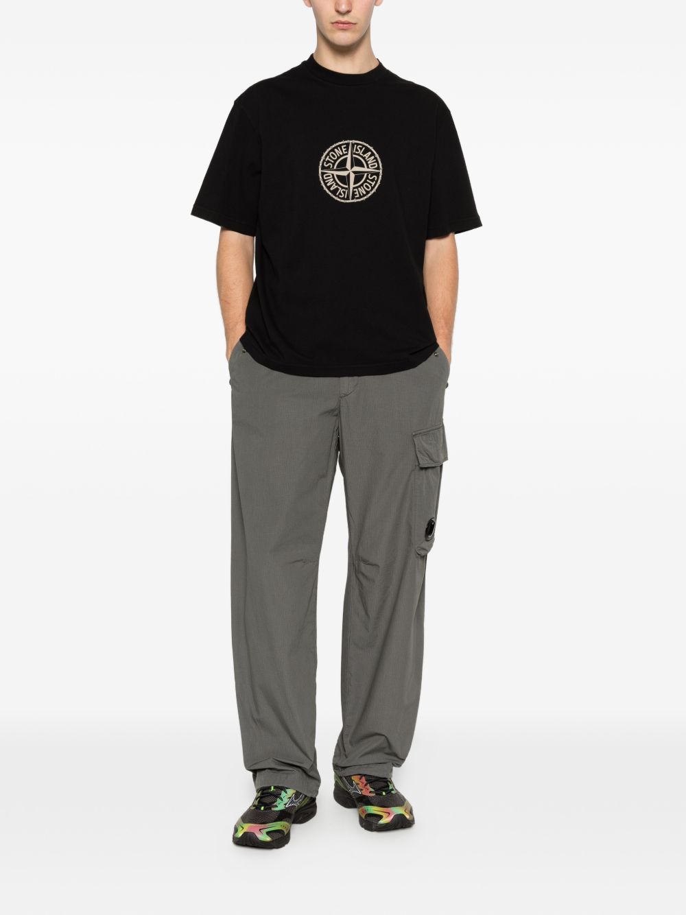 logo-print T-shirt