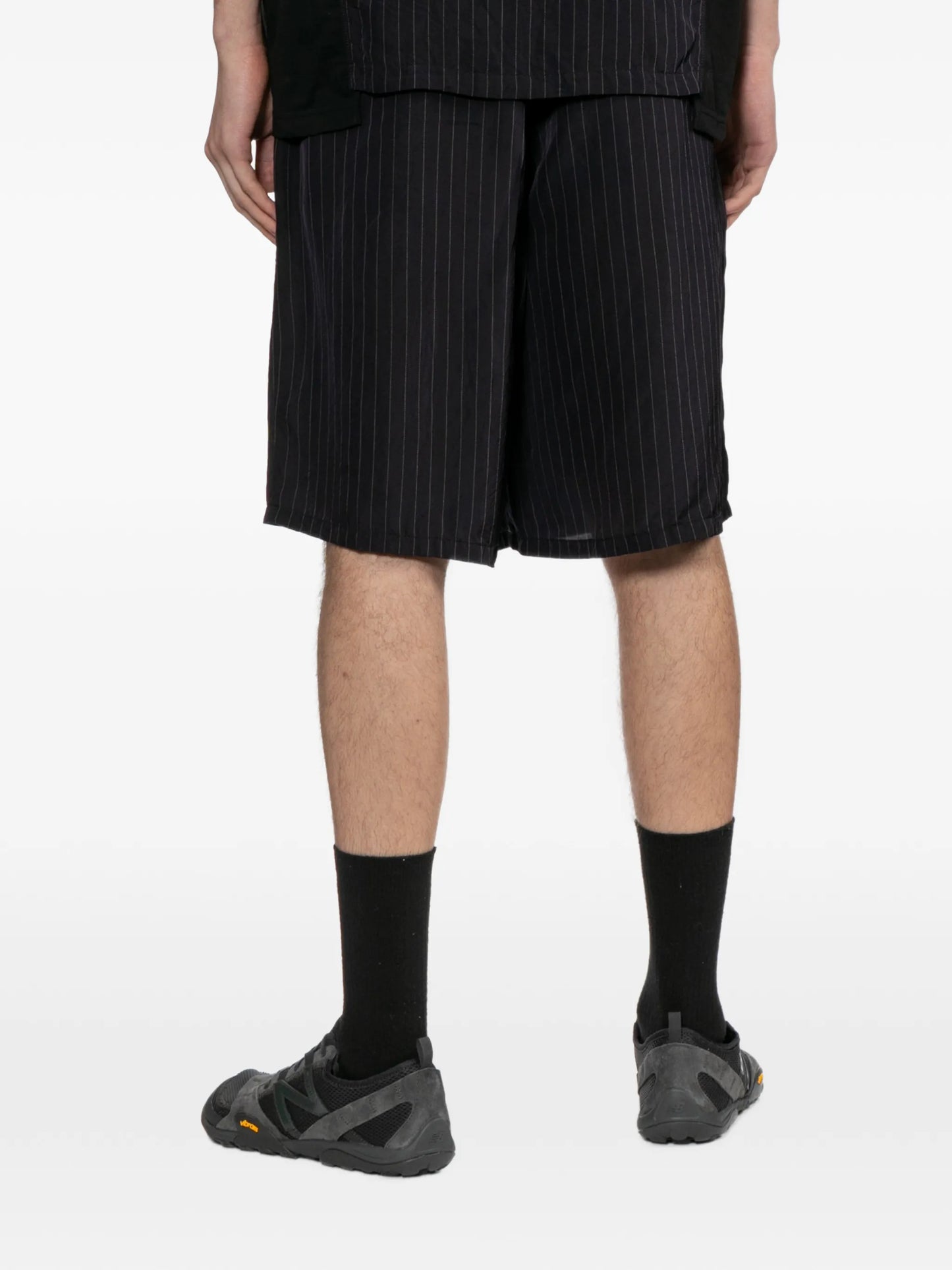 Pinstripe Logo Shorts