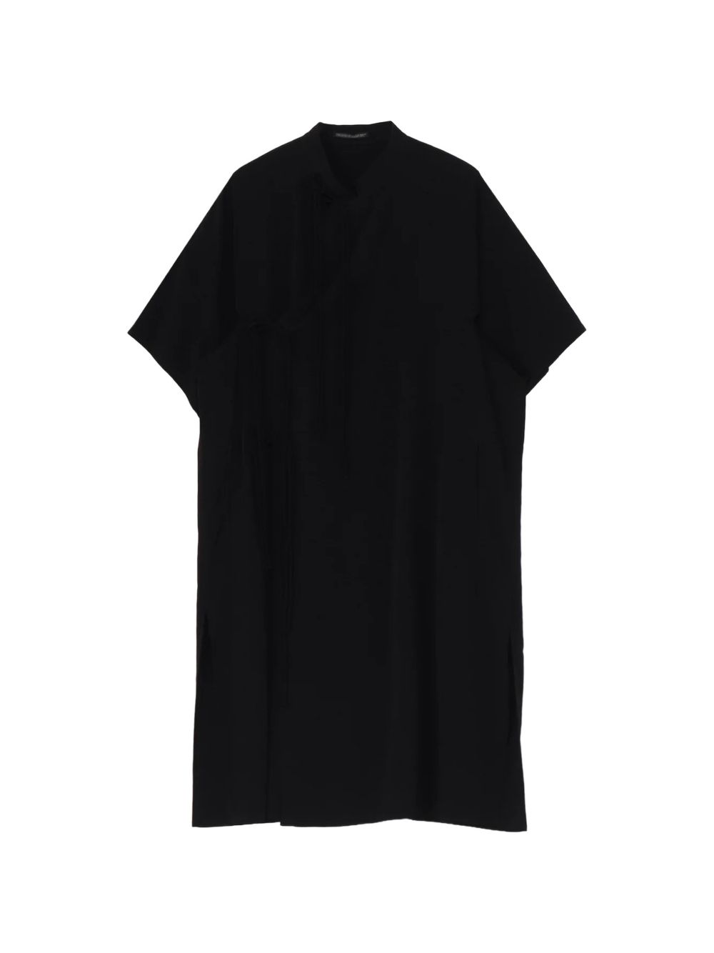 tie-neck shirt
