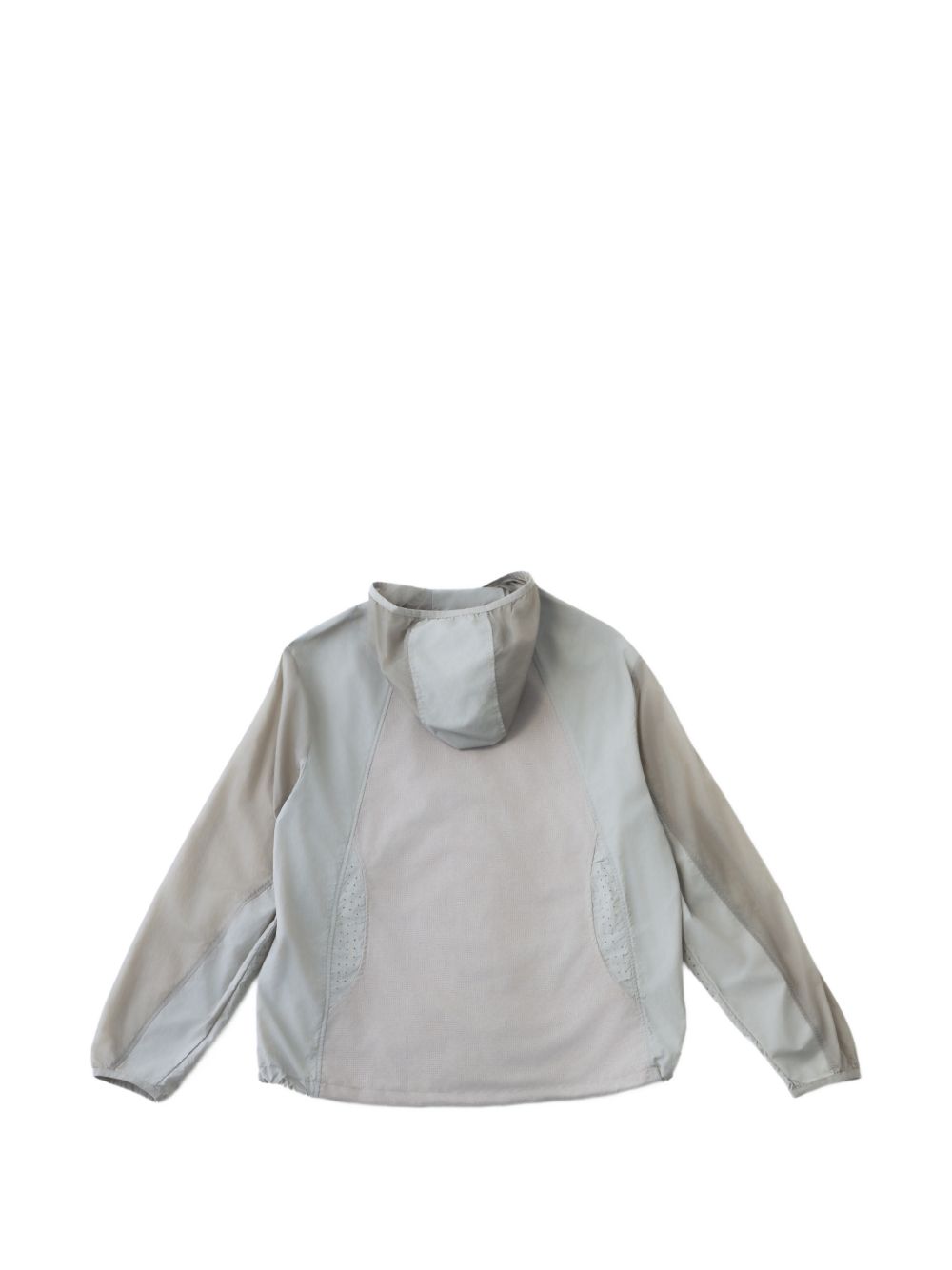 Orbit hooded panelled jacket