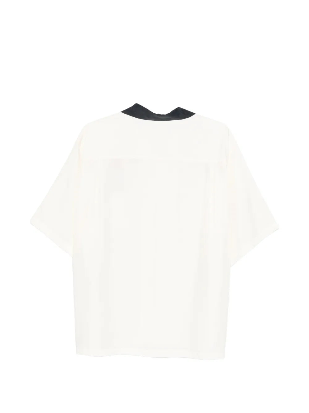 Contrast-Collar Shirt
