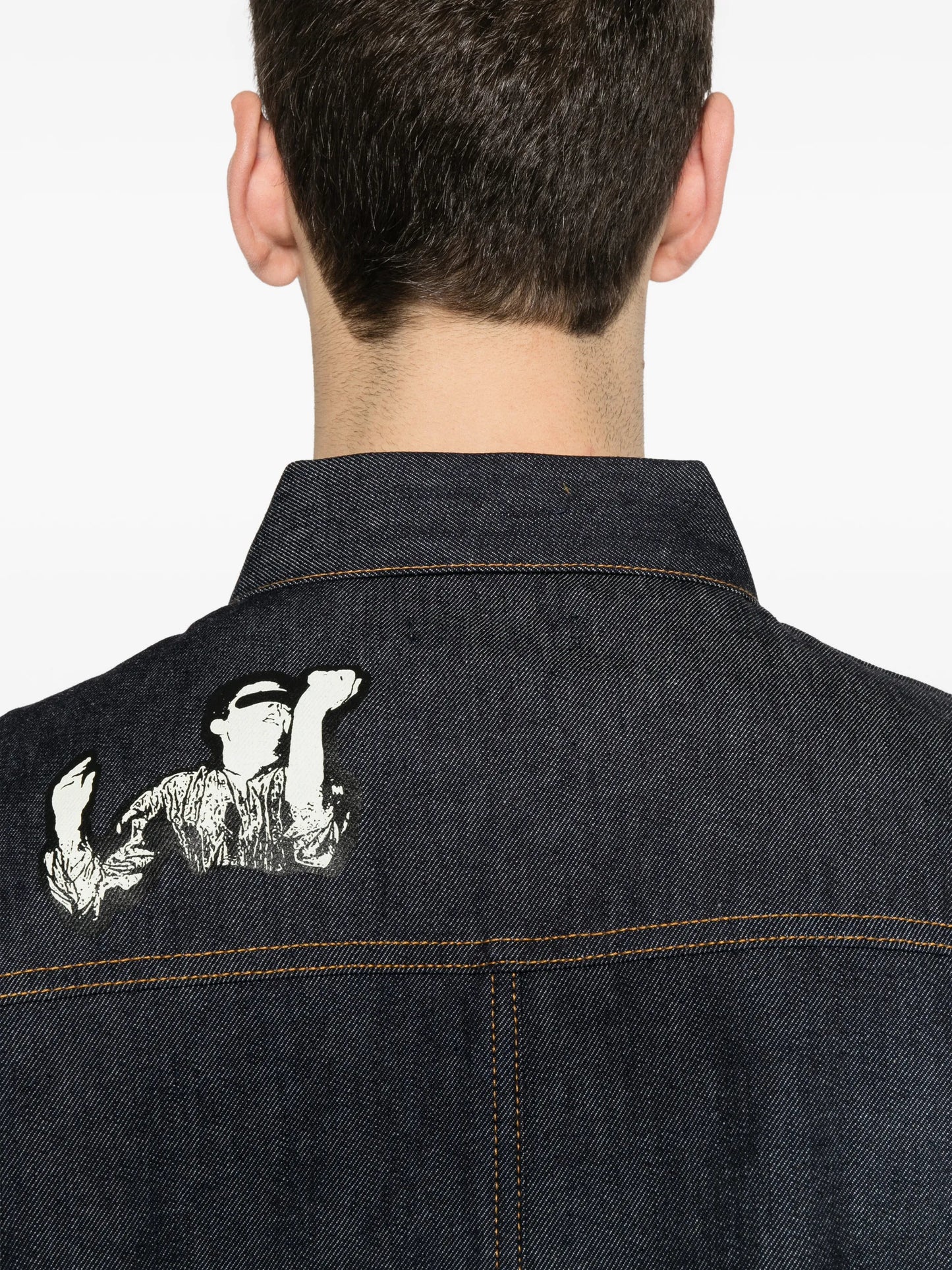 Print Denim Jacket