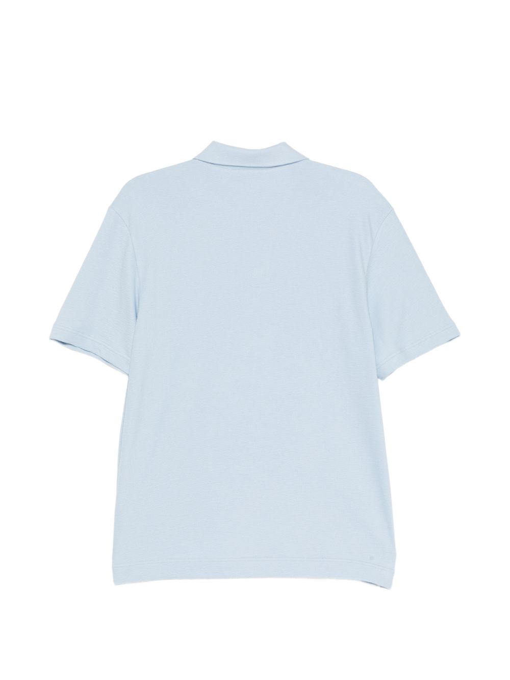 logo-patched short-sleeve polo shirt