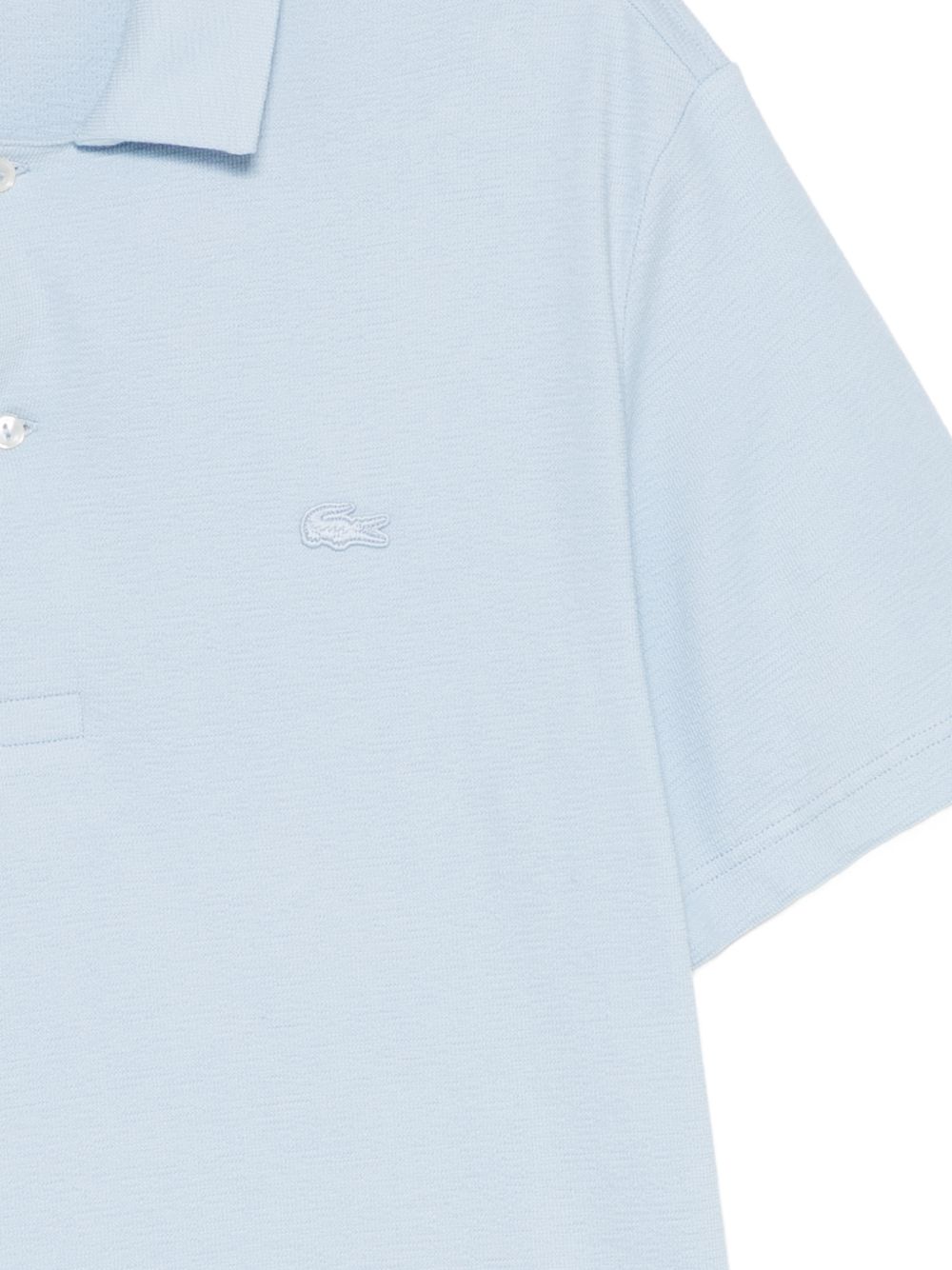 logo-patched short-sleeve polo shirt