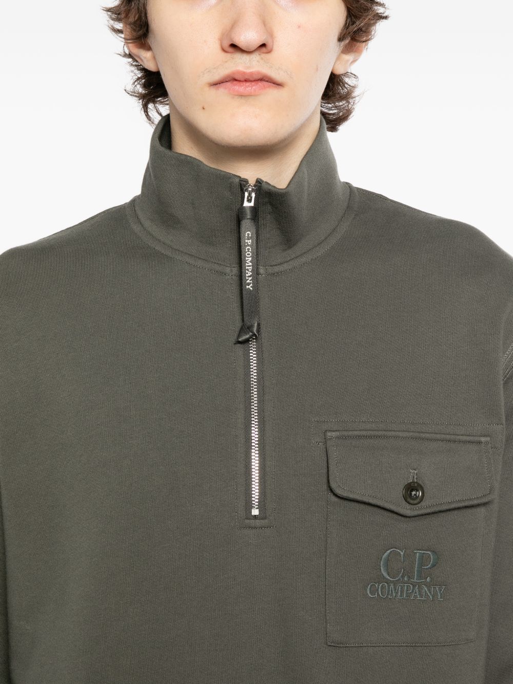 diagonal raised sweatshirt