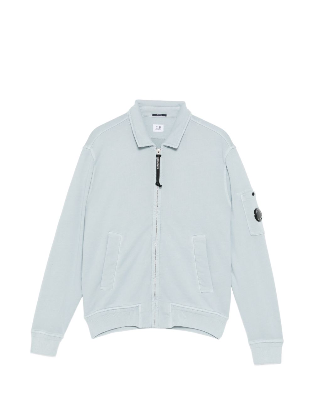 Diagonal fleece sweatshirt