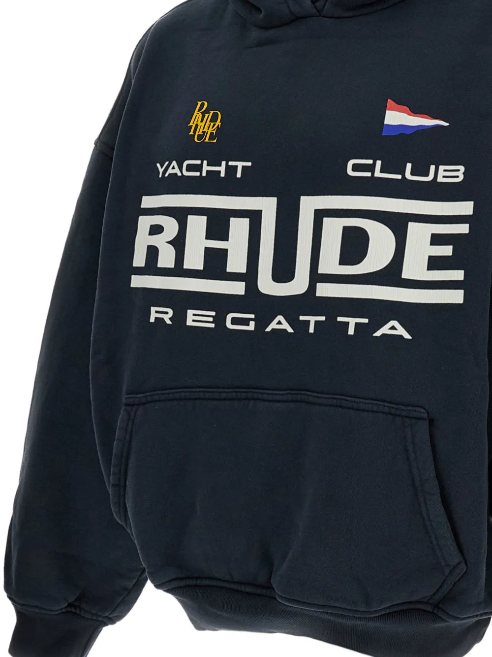 Regatta Club logo-print hoodie