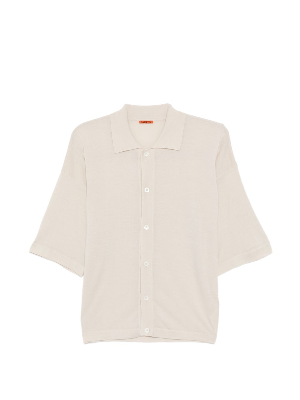 buttoned knit shirt
