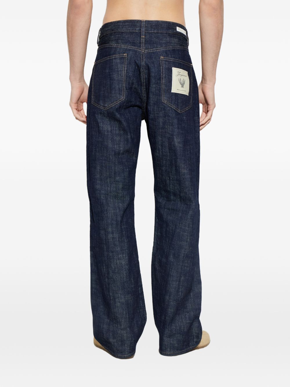 de-Nîmes straight-leg jeans