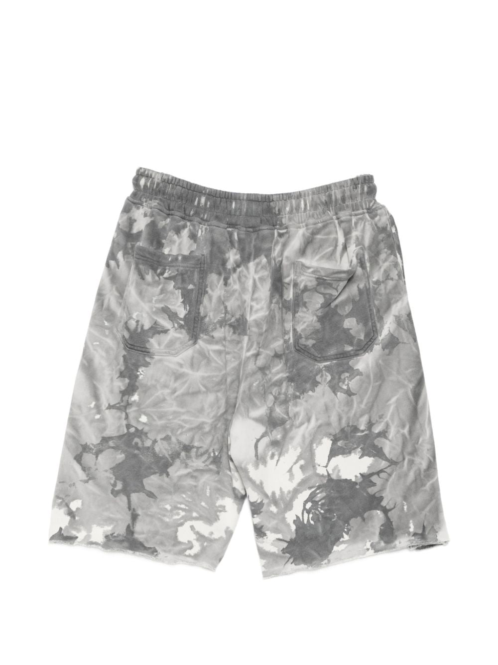 tie-dye embellishment shorts