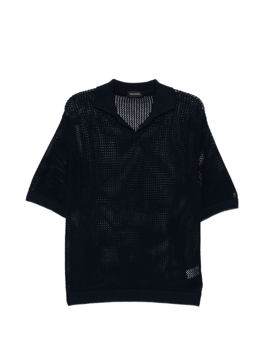 tilley knitted short-sleeve polo shirt