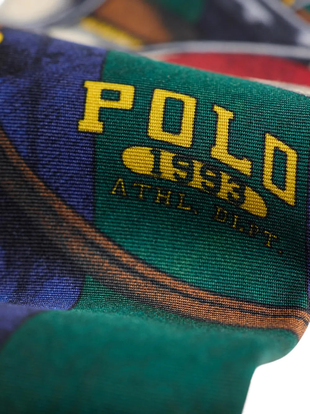 tennis-print silk tie