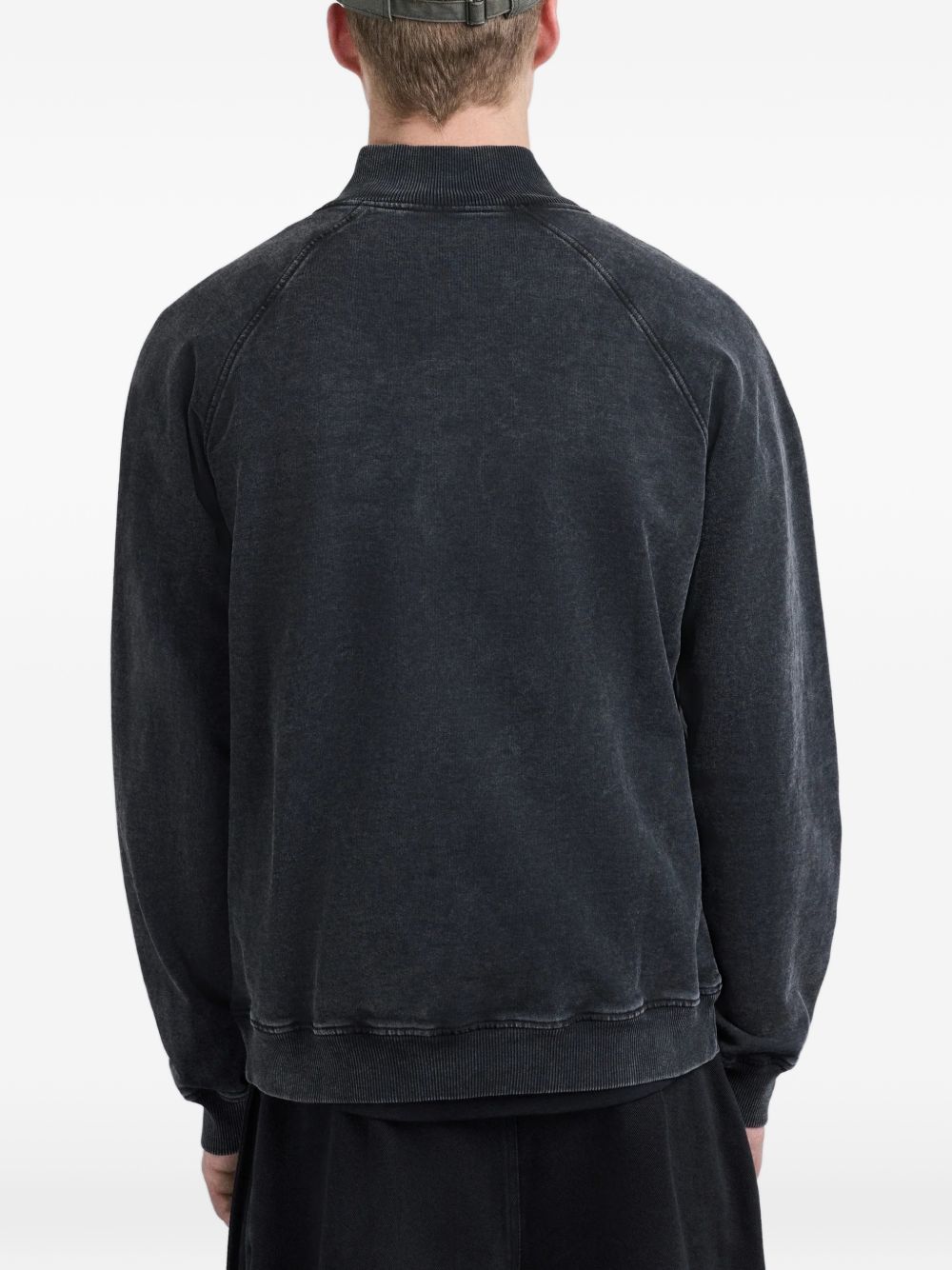 zip-up sweatshirt